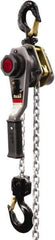 Jet - 3,000 Lb Lifting Capacity, 20' Lift Height, Lever with Overload Protection Hoist - Made from Chain - USA Tool & Supply