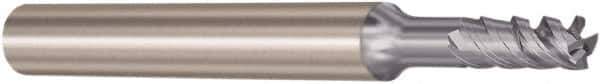 Seco - 3mm, 8mm LOC, 6mm Shank Diam, 57mm OAL, 4 Flute, Solid Carbide Square End Mill - Single End, SIRON-A Finish, Spiral Flute, 48° Helix, Right Hand Cut, Right Hand Flute, Series JS554 - USA Tool & Supply