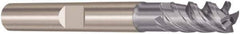 Seco - 10mm, 22mm LOC, 10mm Shank Diam, 72mm OAL, 4 Flute, Solid Carbide Square End Mill - Single End, SIRON-A Finish, Spiral Flute, 48° Helix, Right Hand Cut, Right Hand Flute, Series JS554 - USA Tool & Supply