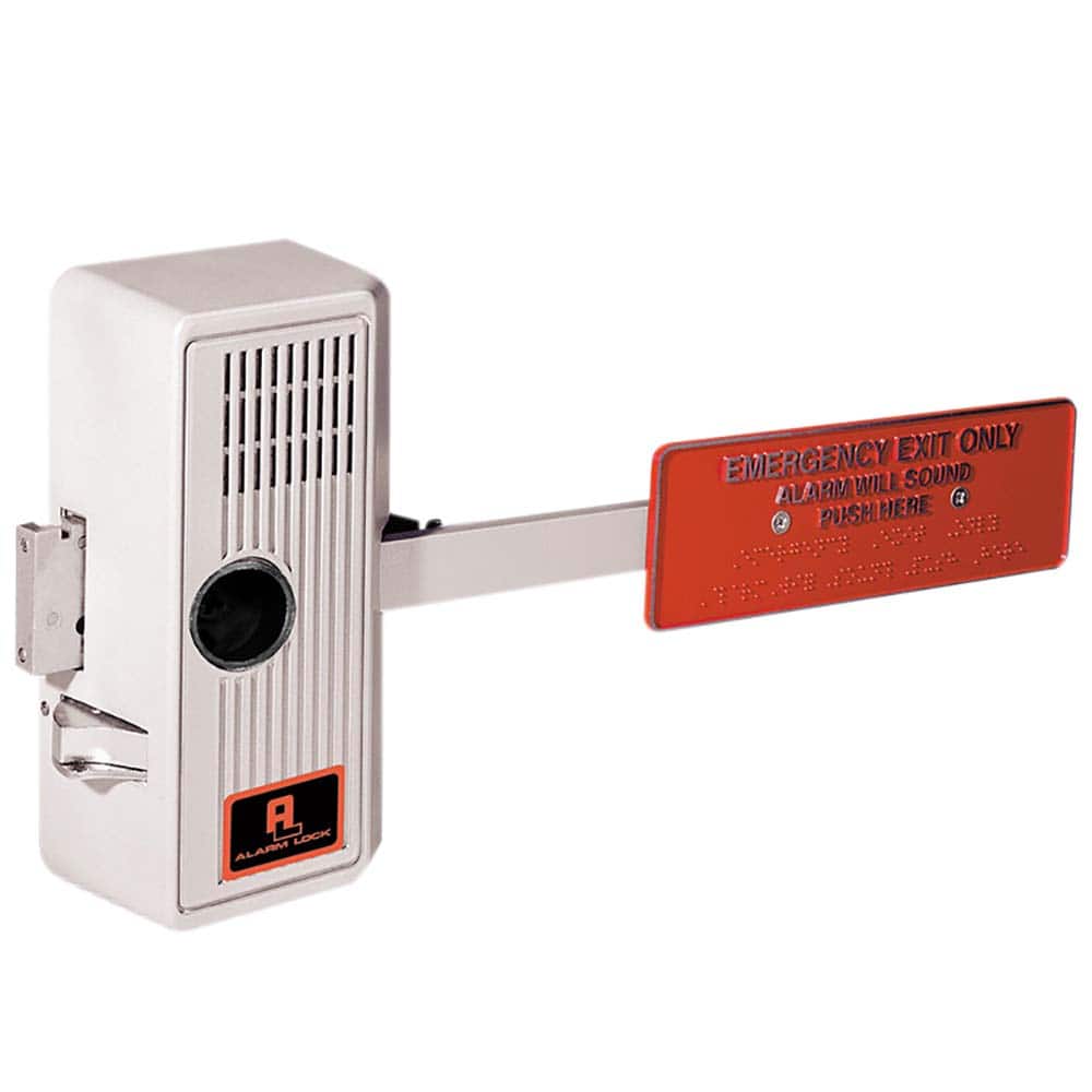 Alarm Lock - Push Bars Type: Emergency Exit Alarm Device Minimum Door Width: 28 (Inch) - USA Tool & Supply