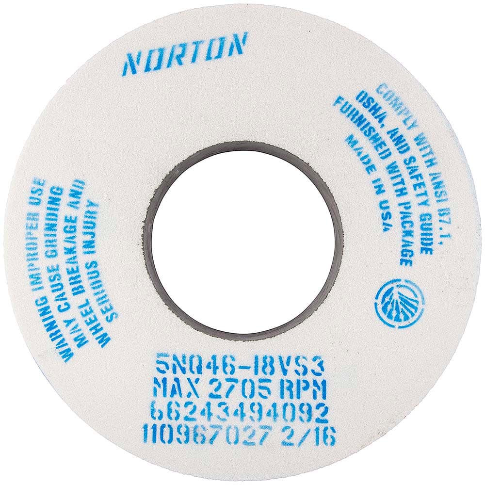 Norton - Tool & Cutter Grinding Wheels Wheel Type: Type 1 Wheel Diameter (Inch): 12 - USA Tool & Supply