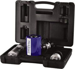 Value Collection - 10 Ton, 1.5" Stroke, 3.53 Cu In Oil Capacity, Portable Hydraulic Low Profile Kit Cylinder - 2.35 Sq In Effective Area, 3.48" Lowered Ht., 4.98" Max Ht., 1.73" Cyl Bore Diam, 1.5" Plunger Rod Diam - USA Tool & Supply