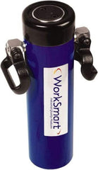 Value Collection - 55 Ton, 13.27" Stroke, 145.7 Cu In Oil Capacity, Portable Hydraulic Single Acting Cylinder - 10.98 Sq In Effective Area, 18.15" Lowered Ht., 31.42" Max Ht., 3.74" Cyl Bore Diam, 3.15" Plunger Rod Diam, 10,000 Max psi - USA Tool & Supply