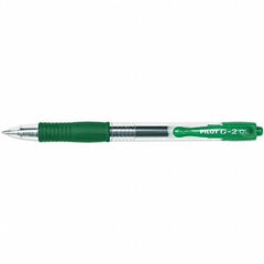 Pilot - Conical Roller Ball Pen - Green - USA Tool & Supply