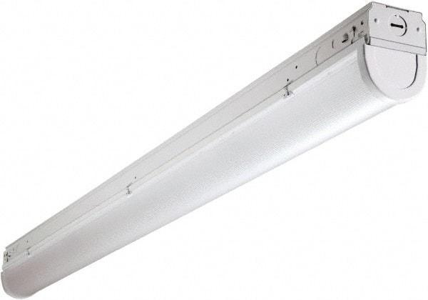 Cooper Lighting - 22 Watt, 2,800 Lumen, LED Strip Light - Surface Mounted, 120/277 Volt, 4,000° K, 49-3/8" Long x 4-3/4" Wide x 2-1/4" High - USA Tool & Supply