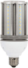 Value Collection - 18 Watt LED Commercial/Industrial Medium Screw Lamp - 2,700°K Color Temp, 2,070 Lumens, 100, 277 Volts, E26, 50,000 hr Avg Life - USA Tool & Supply