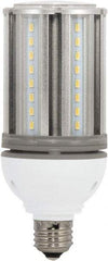 Value Collection - 18 Watt LED Commercial/Industrial Medium Screw Lamp - 5,000°K Color Temp, 2,160 Lumens, 100, 277 Volts, E26, 50,000 hr Avg Life - USA Tool & Supply