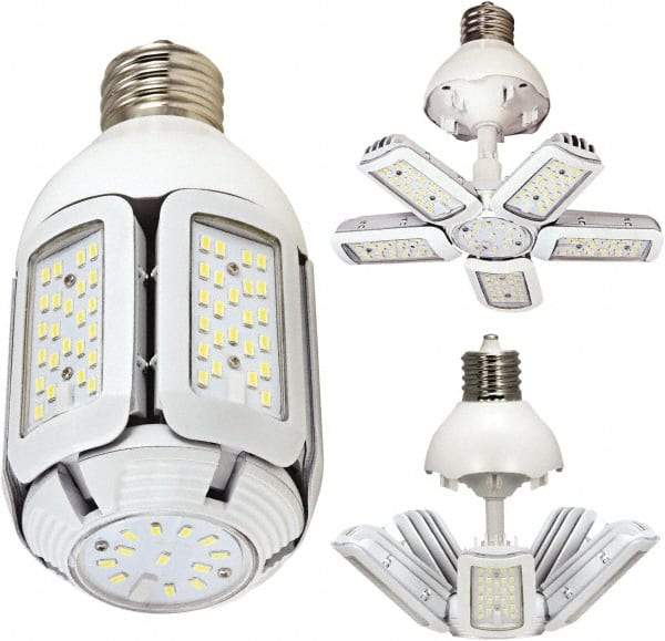 Value Collection - 60 Watt LED Commercial/Industrial Mogul Lamp - 5,000°K Color Temp, 7,800 Lumens, 100, 277 Volts, Ex39, 50,000 hr Avg Life - USA Tool & Supply