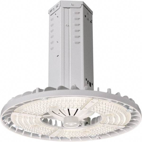 Cooper Lighting - 0 Lamps, 106 Watts, LED, High Bay Fixture - 21-1/4" High x 20-15/16" Wide, 120/277 Volt, Aluminum Housing - USA Tool & Supply