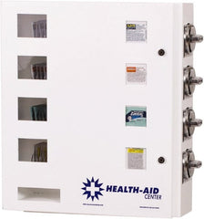 Synergy Management - Medical Vending Machines & Dispensers; Height (Inch): 21 ; Width (Inch): 20 ; Depth (Inch): 1 ; Number of Shelves: 4 ; Door Type: Manual Closing ; Shelf Type: Adjustable - USA Tool & Supply