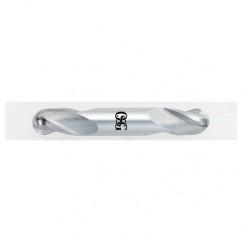 3/8" Dia. - 2-1/2" OAL - Bright CBD - Double - Ball Nose SE EM - 3 FL - USA Tool & Supply