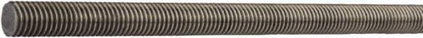 Value Collection - 1-1/2-12 UNF (Fine), 6' Long, Alloy Steel General Purpose Threaded Rod - Uncoated, Right Hand Thread - USA Tool & Supply