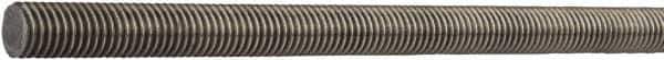 Value Collection - M18x2.5 300mm OAL Fully Threaded Stud - Steel, Plain Finish, Inch & Metric - USA Tool & Supply