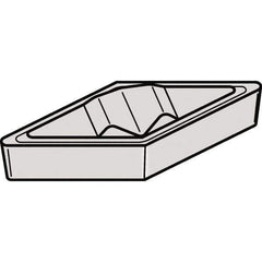 Kennametal - VPGR332, KCP25B Grade Carbide Profiling Insert - TiOCN Finish, 35° Incl Angle, Diamond, 3/16" Thick, 1/32" Corner Radius, 3/8" Inscribed Circle - USA Tool & Supply