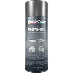 Dupli-Color - Chrome, Metallic, Acrylic Enamel Spray Paint - 12 to 14 Sq Ft per Can, 12 oz Container - USA Tool & Supply