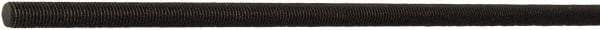 Value Collection - 1/2-13 UNC (Coarse), 3' Long, Alloy Steel General Purpose Threaded Rod - Black Oxide Finish, Right Hand Thread - USA Tool & Supply