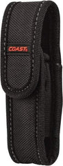 Coast Cutlery - Nylon/Polyester Handheld Flashlight (General Purpose & Industrial) Flashlight Sheath - Black, Compatible with Coast Batteries - USA Tool & Supply