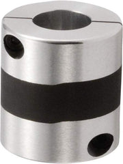 NBK - 8 to 11mm Bore, Servo Motor Flexible Coupling - 25mm OD, 32mm OAL, Aluminum Alloy, Clamp Style - USA Tool & Supply