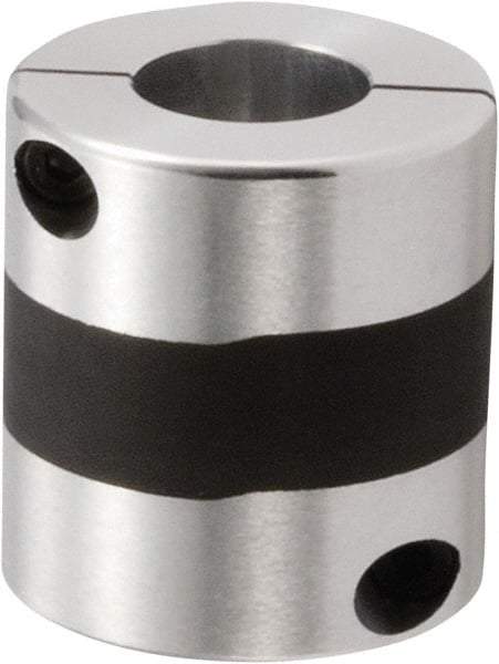 NBK - 12 to 16mm Bore, Servo Motor Flexible Coupling - 44mm OD, 48mm OAL, Aluminum Alloy, Clamp Style - USA Tool & Supply
