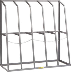 Little Giant - 5 Bay, 1,500 Lb per Bay Capacity, Gray Bar Rack - 60" Wide x 60" High x 24" Deep, Steel - USA Tool & Supply