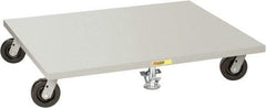 Little Giant - 3,600 Lb Capacity Steel Pallet Dolly - 48" Long x 48" Wide, 6" Phenolic Wheels - USA Tool & Supply