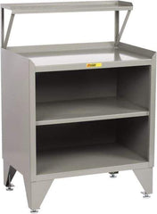 Little Giant - Receiving Station - 36 Inch Wide x 24 Inch Deep x 54-1/2 Inch High, Gray - USA Tool & Supply
