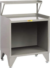 Little Giant - Receiving Station - 36 Inch Wide x 24 Inch Deep x 54-1/2 Inch High, Gray - USA Tool & Supply