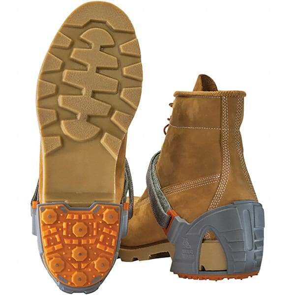 Winter Walking - Ice Traction Footwear Footwear Style: Strap-On Cleat Traction Type: Tungsten Carbide Stud - USA Tool & Supply