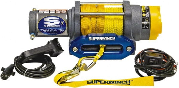 Superwinch - 4,500 Lb Capacity, 50' Cable Length, ATV Winch - USA Tool & Supply