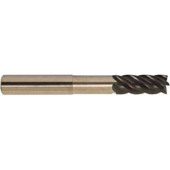Accupro - 5/8" Diam 5 Flute Solid Carbide 0.06" Corner Radius End Mill - USA Tool & Supply