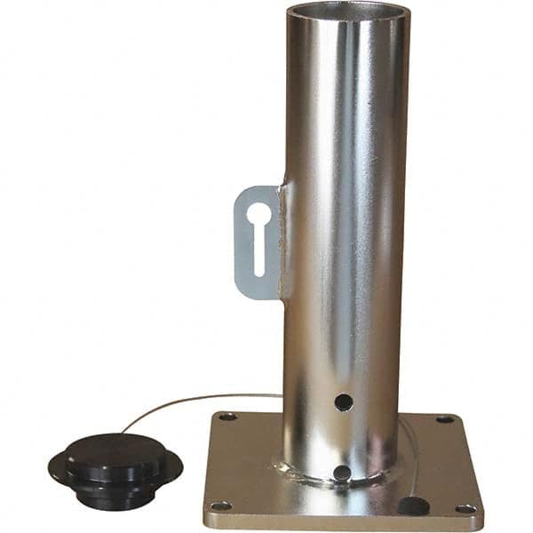 THERN - Davit Crane Bases Base Type: Pedestal Base Finish/Coating: Stainless Steel - USA Tool & Supply