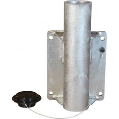 THERN - Davit Crane Bases Base Type: Wall Mount Base Finish/Coating: Stainless Steel - USA Tool & Supply