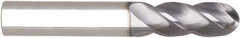 Niagara Cutter - 10mm Diam, 20mm LOC, 4 Flute Solid Carbide Ball End Mill - AlTiN Finish, Single End, 73mm OAL, 10mm Shank Diam, Spiral Flute - USA Tool & Supply