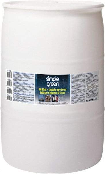 Simple Green - 55 Gal Drum Cleaner/Degreaser - Liquid, Alkaline, Unscented - USA Tool & Supply