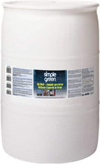 Simple Green - 55 Gal Drum Cleaner/Degreaser - Liquid, Alkaline, Unscented - USA Tool & Supply