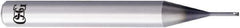OSG - 3mm, 4 Flute, Single End, Solid Carbide, 0.3mm Corner Radius End Mill - 50mm OAL, 30° Helix, Right Hand Flute, 1.2mm LOC, Right Hand Cut, 12mm Extended Reach - USA Tool & Supply