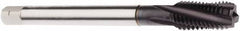 Seco - M12x1.75 Metric 4 Flute 6H Modified Bottoming Spiral Flute Tap - Powdered Metal, TiAlN Finish, 4.3307" OAL, Right Hand Flute, Right Hand Thread, H6 - USA Tool & Supply