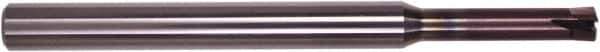 Millstar - 3/16", 1/8" LOC, 1/4" Shank Diam, 3" OAL, 4 Flute, Solid Carbide Square End Mill - Single End, HSN Finish, Right Hand Cut, Right Hand Flute - USA Tool & Supply