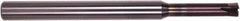 Millstar - 3/16", 1/8" LOC, 1/4" Shank Diam, 3" OAL, 4 Flute, Solid Carbide Square End Mill - Single End, HSN Finish, Right Hand Cut, Right Hand Flute - USA Tool & Supply