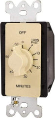 TORK nsi - 0 min to 60 min Indoor Analog Spring-wound Mechanical Timer - 125/250/277 VAC, 50/60 Hz, 2,500 Watts, 24 Modes - USA Tool & Supply