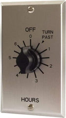 TORK nsi - 0 min to 6 hr Indoor Analog Spring-wound Mechanical Timer - 125/250/277 VAC, 50/60 Hz, 2,500 Watts, 6 Modes - USA Tool & Supply