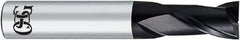 OSG - 1/2", 1-1/2" LOC, 1/2" Shank Diam, 3-1/2" OAL, 2 Flute, Solid Carbide Square End Mill - Single End, WXL Finish, 35° Helix, Centercutting, Right Hand Cut, Right Hand Flute - USA Tool & Supply