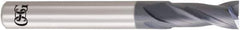 OSG - 1/2", 1" LOC, 1/2" Shank Diam, 3" OAL, 2 Flute, Solid Carbide Square End Mill - Single End, WXL Finish, 30° Helix, Centercutting, Right Hand Cut, Right Hand Flute - USA Tool & Supply