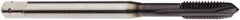 Seco - M10x1.50 Metric, 3 Flute, AlTiN Finish, Powdered Metal Spiral Point Tap - Plug Chamfer, Right Hand Thread, 3-15/16" OAL, 0.7559" Thread Length, 10mm Shank Diam, 6HX Class of Fit - Exact Industrial Supply