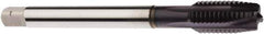 Seco - M14x2.00 Metric, 4 Flute, TiAlN Finish, Powdered Metal Spiral Point Tap - Plug Chamfer, Right Hand Thread, 4.3307" OAL, 63/64" Thread Length, 11mm Shank Diam, 6H Class of Fit - Exact Industrial Supply