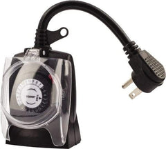 TORK nsi - 30 min Outdoor Analog Electrical Timer - 24 On/Off per wk, 125 VAC, 1,875 Watts, 48 Modes - USA Tool & Supply