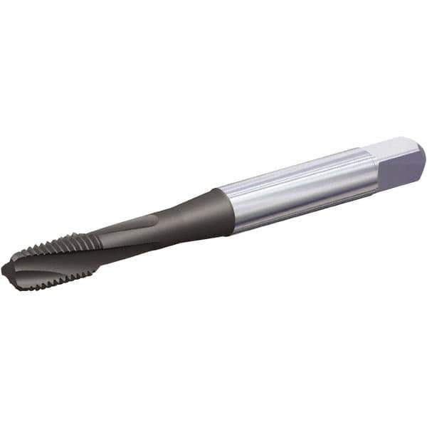 Kennametal - 7/16-14 UNC 3 Flute Modified Bottoming Spiral Flute Tap - Vanadium High Speed Steel, Oxide Finish, 3-5/32" OAL, Right Hand Flute, Right Hand Thread, H3, Series T692 - USA Tool & Supply