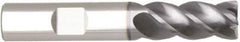 Niagara Cutter - 5/8", 4 Flute, Single End, Solid Carbide, 0.03" Corner Radius End Mill - 3" OAL, Right Hand Flute, 5/8" LOC, Right Hand Cut - USA Tool & Supply