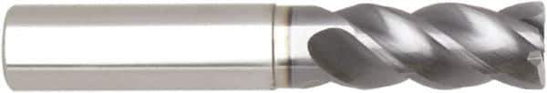 Niagara Cutter - 5/8", 4 Flute, Single End, Solid Carbide, 0.03" Corner Radius End Mill - 3-1/2" OAL, Right Hand Flute, 1-1/4" LOC, Right Hand Cut, 1-7/8" Extended Reach - USA Tool & Supply
