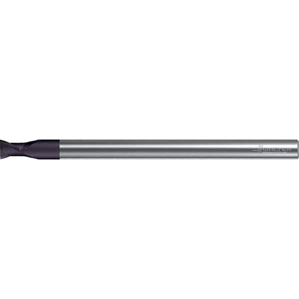Walter-Prototyp - 10.3mm, 10mm LOC, 10mm Shank Diam, 150mm OAL, 2 Flute, Solid Carbide Square End Mill - TiAlN Finish, 30° Helix, Right Hand Cut, Right Hand Flute, Series MC213-A-2-X - USA Tool & Supply